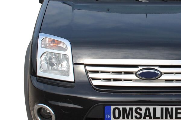 OMSA Ford Connect Krom Far Çerçevesi 2 Parça Abs 2002-2009 Arası Arası