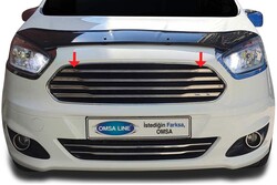 OMSA Ford Courier Krom Ön Panjur 4 Parça 2014-2017 Arası - Thumbnail