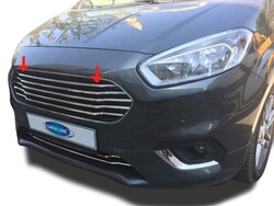 OMSA Ford Courier Krom Ön Panjur 5 Parça 2018-2023 Arası - Thumbnail