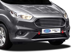 OMSA Ford Courier Krom Ön Tampon Çıtası 2 Parça 2018-2023 Arası - Thumbnail