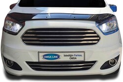 OMSA Ford Courier Krom Sis Farı Çerçevesi 2 Parça 2014-2017 Arası - Thumbnail