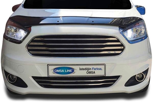 OMSA Ford Courier Krom Sis Farı Çerçevesi 2 Parça 2014-2017 Arası