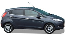 Krom Aksesuar » Omsa - OMSA Ford Fiesta Krom Kapı Kolu 4 Kapı 2009-2017 Arası