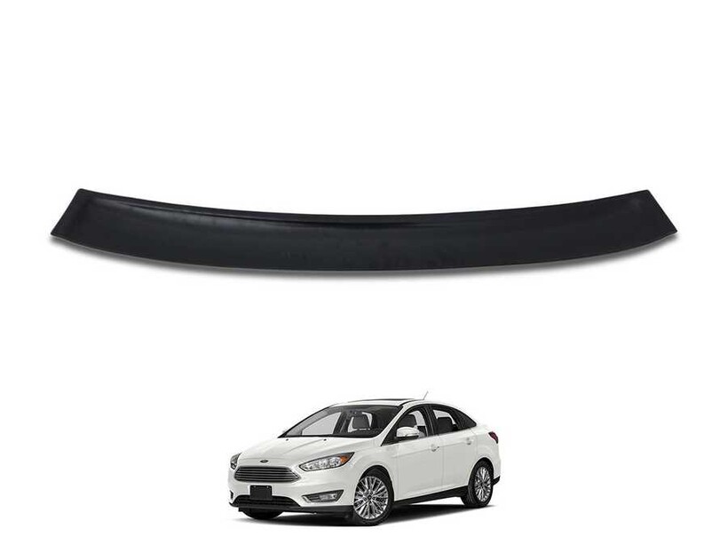 Ford Focus 3 Cam Üstü Spoiler Piano Black 2011-2018 Arası - Thumbnail