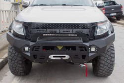 Ön Korumalar - OMSA Ford Ranger Dakar Çelik Ön Tampon Sensörsüz 2011-2015 Arası