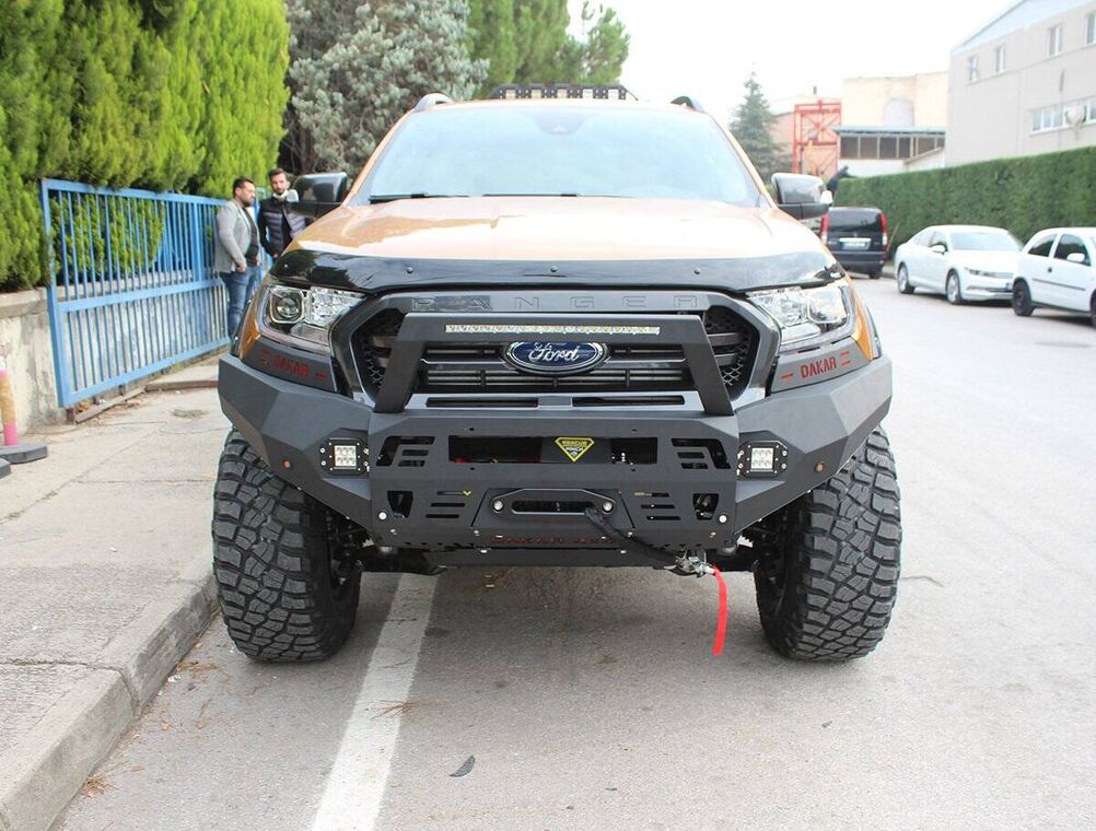 Ford Ranger Dakar Çelik Ön Tampon Ledbarlı Sensörlü Karter Koruma 2011-2015 Arası