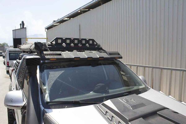 Ford Ranger Dakar Ledli Ön Cam Üstü Moonvisor 2006-2022 Arası Mat Siyah