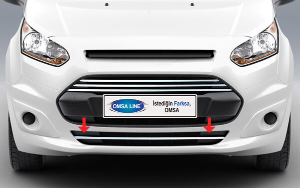 OMSA Ford Tourneo Connect Krom Ön Tampon Çıtası 2014-2019 Arası