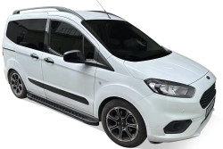 Yan Basamak - OMSA Ford Tourneo Courier Dot Line Yan Basamak Siyah 2014-2017 Arası