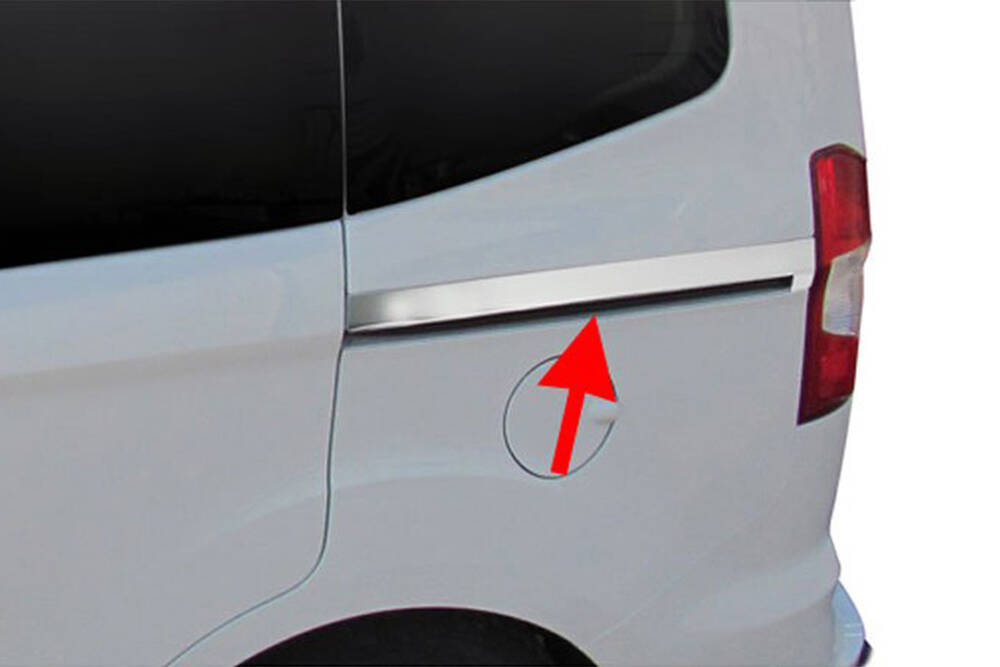 Omsa Ford Tourneo Courier Krom Sürgülü Kapı Çıtası 2 Parça 2018-2023 Arası