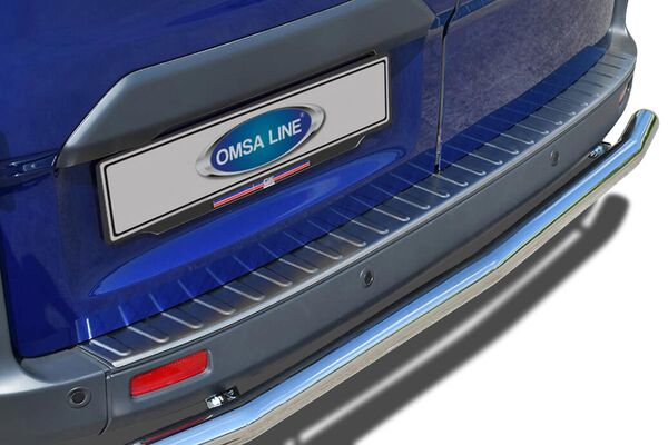 OMSA Ford Tourneo Custom Krom Arka Tampon Eşiği Taşlı 2012 ve Sonrası