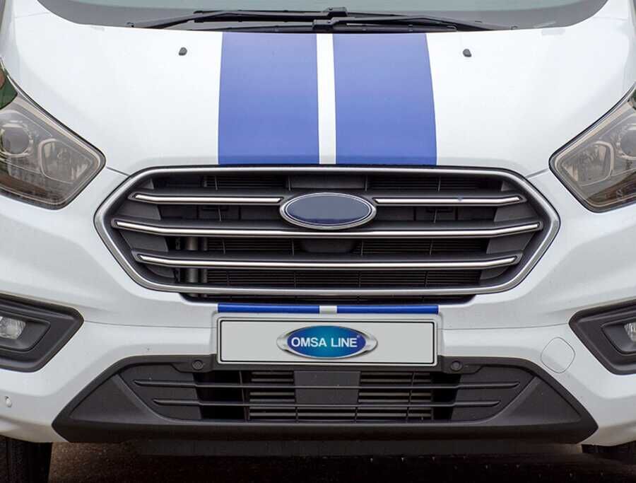 OMSA Ford Tourneo Custom Krom Ön Panjur 4 Parça 2018 ve Sonrası VAN