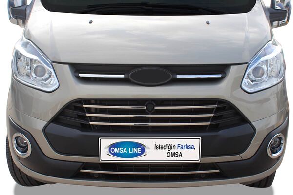 OMSA Ford Tourneo Custom Krom Sis Farı Çerçevesi 2 Parça Abs 2012-2017 Arası