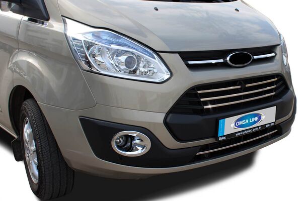 OMSA Ford Tourneo Custom Krom Sis Farı Çerçevesi 2 Parça Abs 2012-2017 Arası