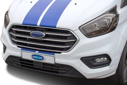 OMSA Ford Transit Tourneo Custom Krom Ön Panjur Çerçevesi 4 Parça 2018 ve Sonrası - Thumbnail