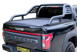 Rollback - Foton Tunland V9 Omback Sürgülü Bagaj Kapama Orijinal Rollbar Uyumlu Siyah 2023 ve Sonrası