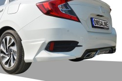 Honda Civic FC5 Sedan Arka Tampon Kaşı 2 Parça 2016-2021 Arası - Thumbnail