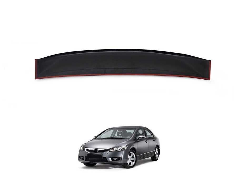 Honda Civic FD6 Cam Üstü Spoiler Piano Black İnce Model 2006-2012 Arası