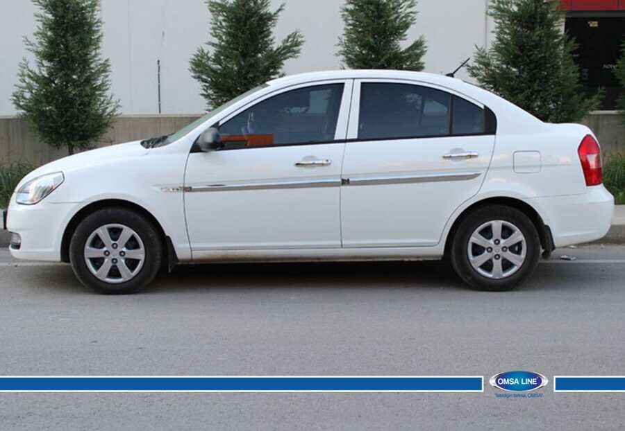 OMSA Hyundai Accent Era Sedan Krom Kapı Kolu 4 Kapı 2005-2011 Arası