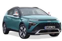 Krom Aksesuar » Omsa - OMSA Hyundai Bayon Krom Ayna Kapağı 2021 ve Sonrası