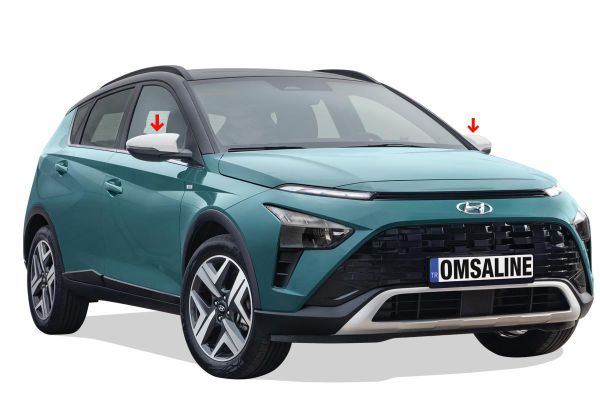 OMSA Hyundai Bayon Krom Ayna Kapağı 2021 ve Sonrası