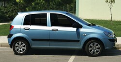 OMSA Hyundai Getz HB Krom Cam Alt Çıtası 6 Parça 2002-2011 Arası - Thumbnail