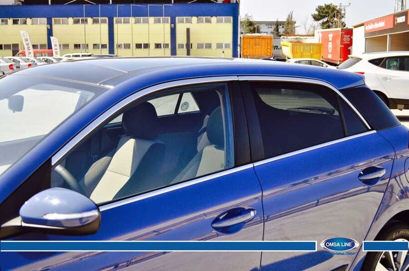 OMSA Hyundai İ20 Krom HB Cam Çerçevesi 10 Parça 2014-2020 Arası - Thumbnail