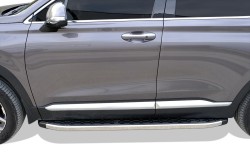 OMSA Hyundai Santa Fe Blackline Yan Basamak Krom 2019 ve Sonrası - Thumbnail