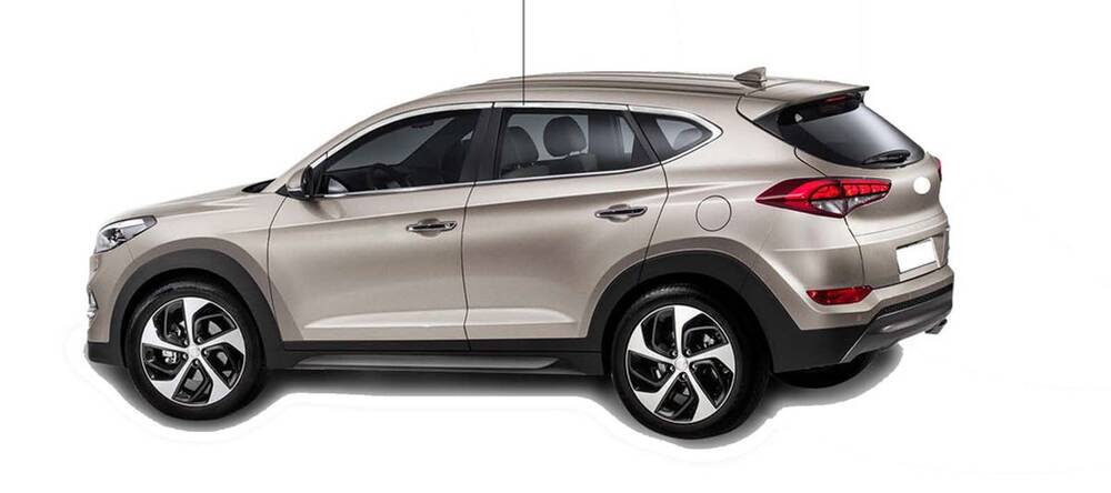 Omsa Hyundai Tucson Krom Cam Çerçevesi 14 Parça 2015-2020 Arası