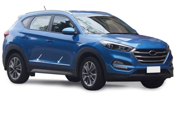 OMSA Hyundai Tucson Krom Yan Kapı Çıtası 4 Parça 2015 ve Sonrası