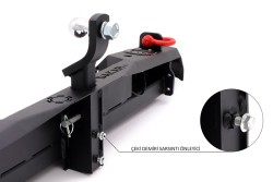 OMSA Isuzu D-Max Dakar Çelik Arka Tampon Ledli Sensörsüz 2012-2019 Arası - Thumbnail
