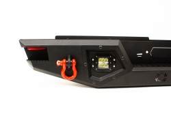 OMSA Isuzu D-Max Dakar V2 Çelik Arka Tampon Ledli Sensörsüz 2012-2019 Arası - Thumbnail
