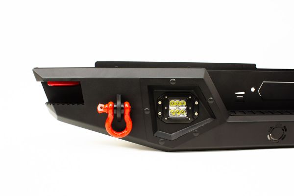 OMSA Isuzu D-Max Dakar V2 Çelik Arka Tampon Ledli Sensörsüz 2012-2019 Arası