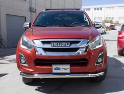 OMSA Isuzu D-Max Texas Ön Alt Koruma Çap:76 Krom 2012 ve Sonrası - Thumbnail