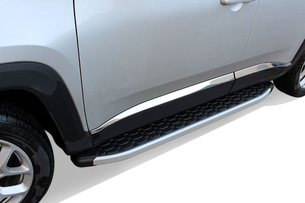 OMSA Jeep Renegade Blackline Yan Basamak Alüminyum 2014 ve Sonrası