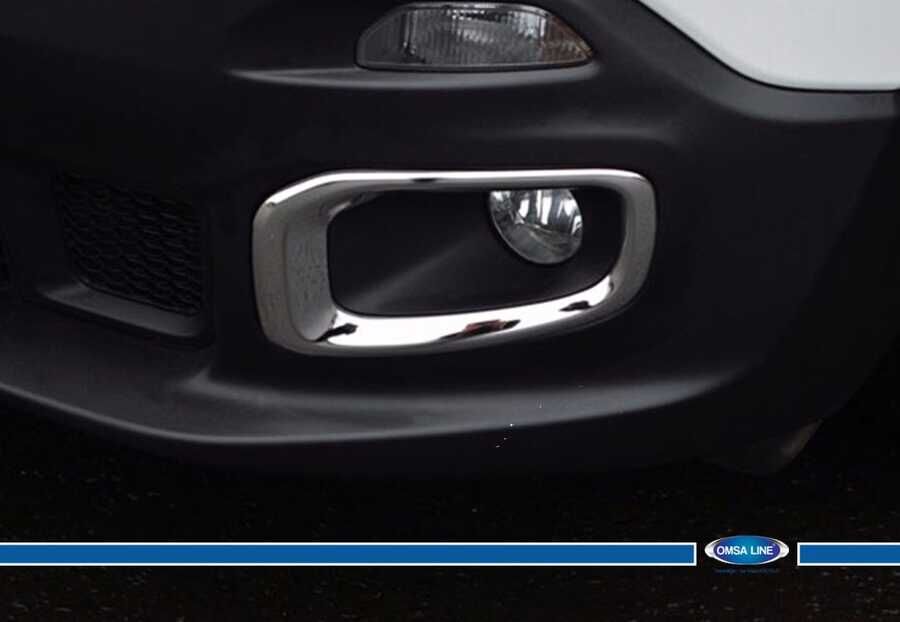 OMSA Jeep Renegade Krom Sis Farı Çerçevesi 2 Parça 2014-2018 Arası