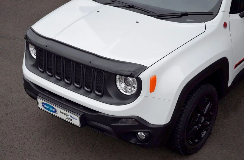 Kaput Rüzgarlıkları - Jeep Renegade Ön Kaput Rüzgarlığı 4mm A 2014 ve Sonrası