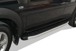 OMSA Land Rover Freelander 1 Blackline Yan Basamak Alüminyum 1997-2006 Arası - Thumbnail