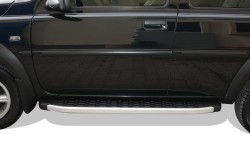 OMSA Land Rover Freelander 1 Blackline Yan Basamak Alüminyum 1997-2006 Arası - Thumbnail