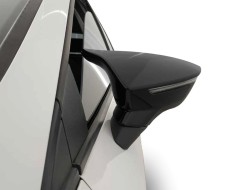 Body Kit » Plastik - Mercedes A Class W177 Yarasa Ayna Kapağı Piano Siyah ABS 2018 ve Sonrası