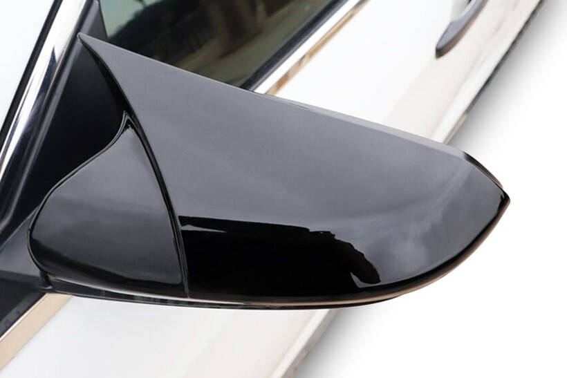 Mercedes C Class Sedan Ayna Kapağı Piano Siyah ABS 2007-2014 Arası - Thumbnail