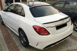 Mercedes C Class W205 Spoiler Piano Siyah Plastik 2014-2021 Arası - Thumbnail