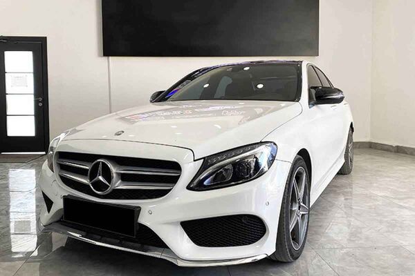 Mercedes C Class W205 Yarasa Batman Ayna Kapağı Piano Black 2014 ve Sonrası