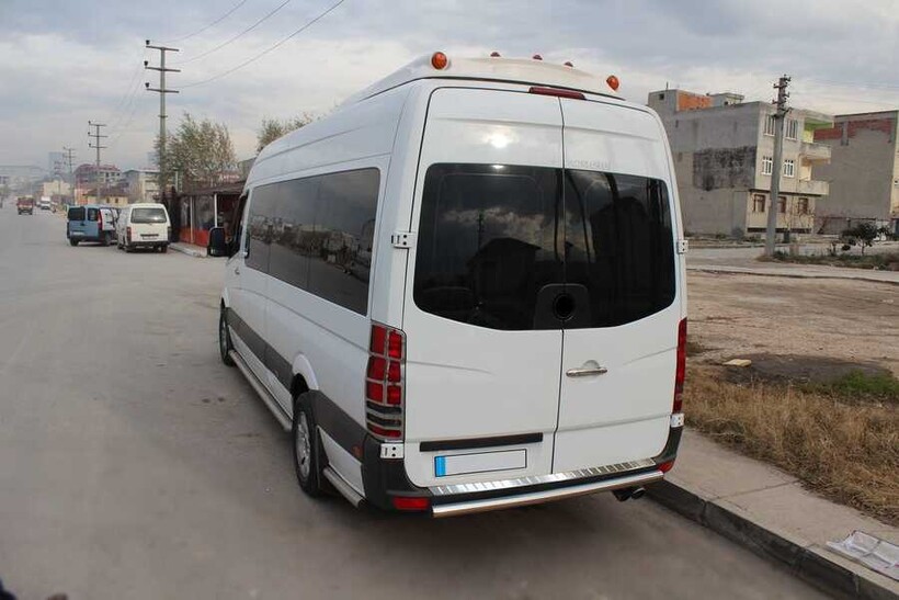 OMSA Mercedes Sprinter W901 Krom Arka Tampon Eşiği 2006-2018 Arası - Thumbnail