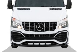 Mercedes Sprinter W906 Ön Tampon Geçme Art Model Siyah-Beyaz-Gri 2014-2018 Arası - Thumbnail