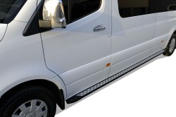 OMSA Mercedes Sprinter W907 Dot Line Yan Basamak Kayarlı Orta Şase 3 Parça 2018 ve Sonrası - Thumbnail