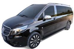 Yan Basamak - OMSA Mercedes Vito W447 Dot Line Yan Basamak Siyah Uzun Şase 2014 ve Sonrası