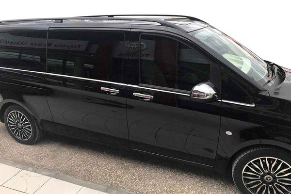 Mercedes Vito W447 Solid Tavan Çıtası Siyah Uzun Şase 2014 ve Sonrası