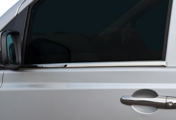 OMSA Mercedes Vito W639 Krom Cam Alt Çıtası 2 Parça 2010-2014 Arası