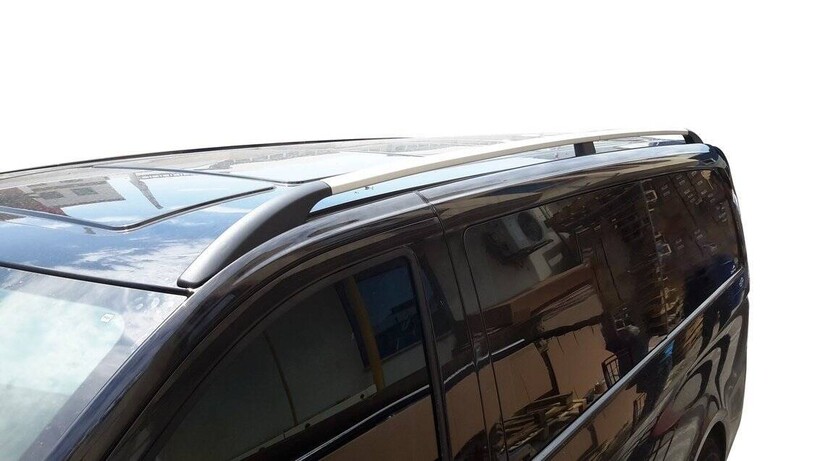 Tavan Çıtaları - Mercedes Vito/W447 Solid Tavan Çıtası Alüminyum Uzun Şasi 2014 ve Sonrası